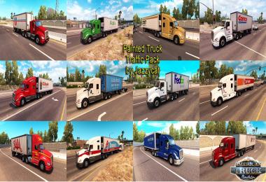 Painted truck and trailers traffic pack by Jazzycat v1.0.2