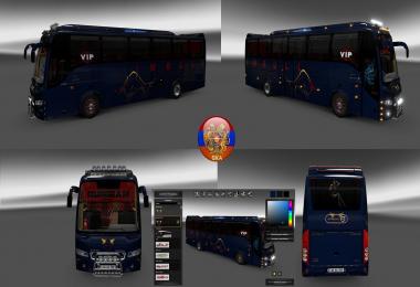 Volvo B9R I Shift Runiran Bizon Skins 1.27.1.2s