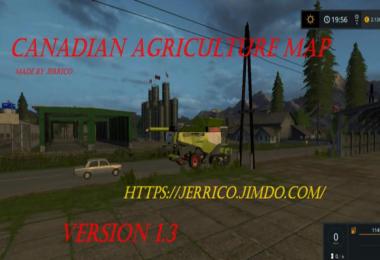 Canadian Agriculture map v1.3