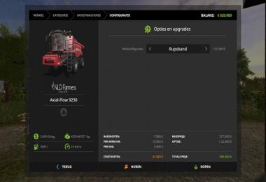 Case IH230 Axial Flow 9230 Combine Pack v1.3