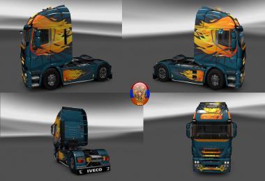 Iveco Hiway Skin Packs Flamenull 1.27.1.7s