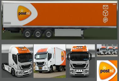 IVECO Stralis Hi-Way & Trailer (Postnl) v1.0