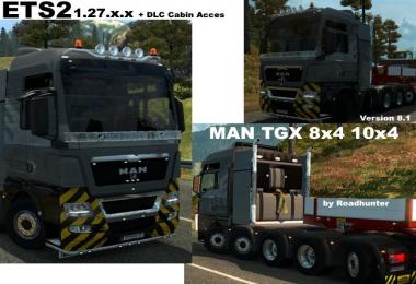 MAN TGX 8x4 10x4 v8.1