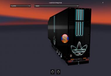 Man TGX & Trailer Doubledeck Adidas Combo Skin Packs