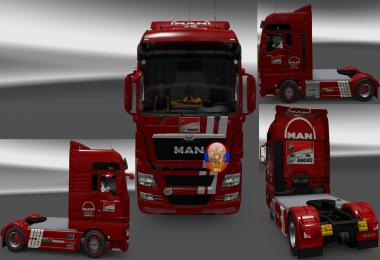 MAN TGX & Trailer Doubledeck Ducati Man Combo Skin Packs