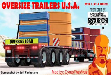 OVERSIZE TRAILERS U.S.A. ETS2 1.27.x