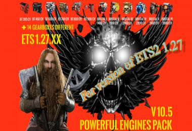 Pack Powerful engines + gearboxes V10.5 for 1.27.x