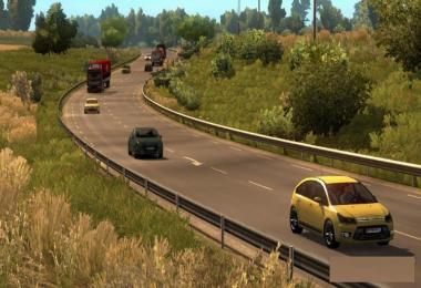 Realistic traffic density & moderate speed v1.0