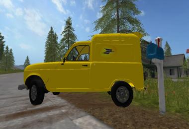 Renault 4L de la poste