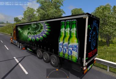 Rolling Rock Beer Trailer