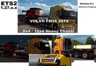 Volvo FH 2012 8x4 and 10x4 V9.1(1.27)