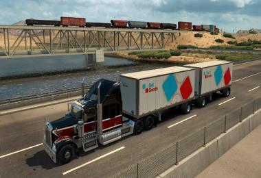 New Double Trailers ETS2 & ATS v1.0