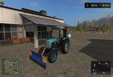 FS17 MTZ 952 and blade v1.0