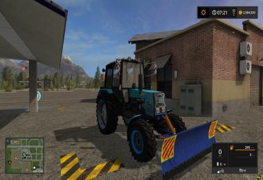 FS17 MTZ 952 and blade v1.0