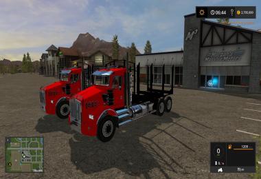 KW T800 Log truck Pack v1.0