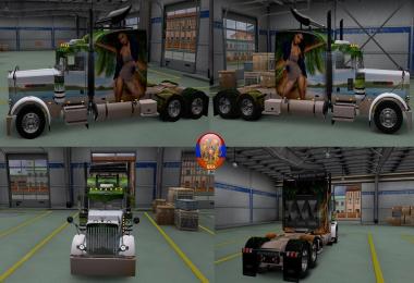 Peterbilt 389 v2 Jessica Alba Skin 1.27.2.3s