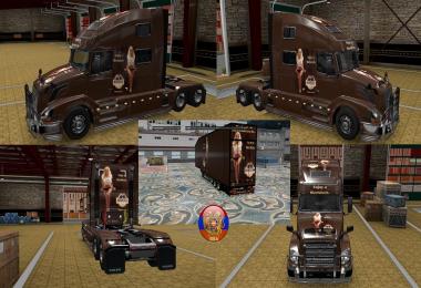 Peterbilt 389 + Volvo VNL 670-780 & Trailer Skin packs