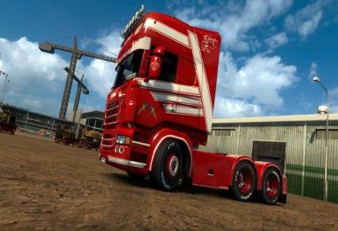 Scania RJL Red Monster Skin