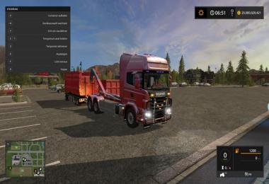 SCANIA V8 HKL with rail Trailer v1.0.3.0