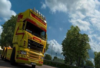 Yellow Angel Skin V2 for Scania RJL 