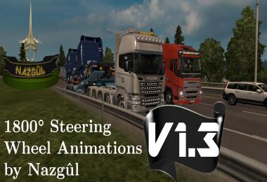 1800 Degrees Steering Wheel Animations v1.3 by Nazgul