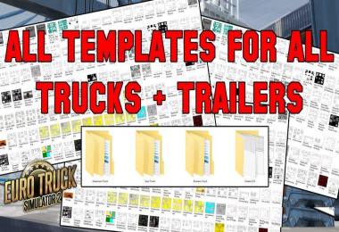 All Truck + Trailer Templates Collection Pack [50 + Template]