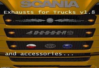 Exhausts for Truc v1.8