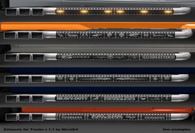 Exhausts for Truc v1.8