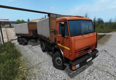 Kamaz 43255S + Trailer v1.0