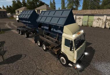 Kamaz 45143 dumper + Nefaz trailer v1