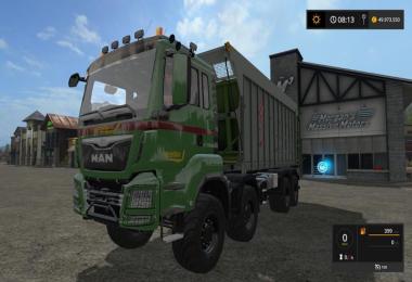 MAN TGS with Fliegl extension v4.0