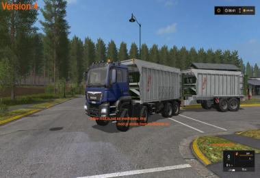 MAN TGS with Fliegl extension v4.1