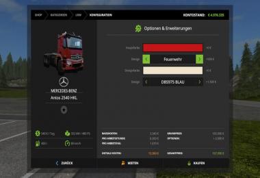 Mercedes Antos 2450 hooklift v1.0