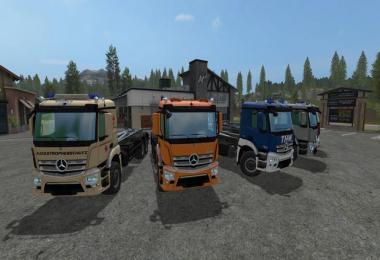 Mercedes Antos 2450 hooklift v1.0