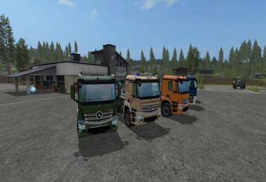 Mercedes Antos 2450 hooklift v1.0