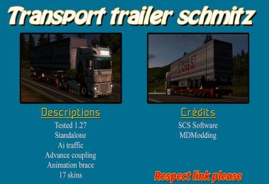 Transport trailer schmitz 1.27