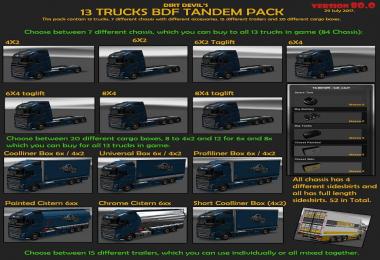 BDF Tandem Truck Pack v80