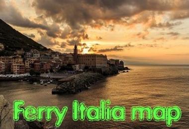 Ferry for Italy Map