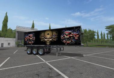 FS17 Cat Kenworth K100 and Trailer v1.0