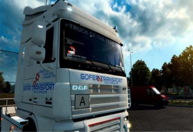 GOFER TRANSPORT PL SKIN for DAF XF 105 