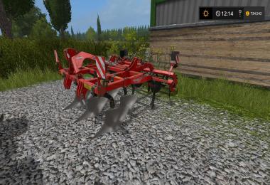 Kuhn small Cultiplough + Two Tractors