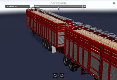 Pack double trailers for ATS