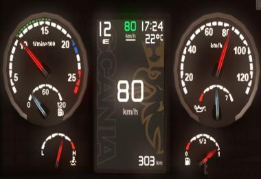 Scania Griffin Custom Dashboard v1.0