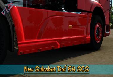 Sideskirt Daf Euro6 1.28