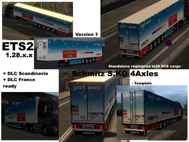 Schmitz Cargobull S.KO 4 axles Reefer Trailer Modhub.us