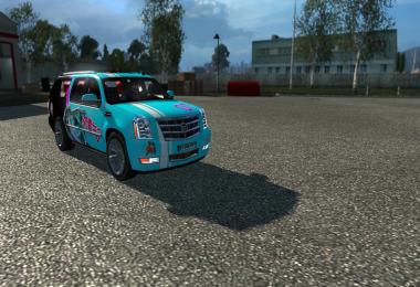 Hatsune Miku Skin for Cadillac Escalade 1.27.x