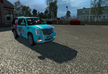 Hatsune Miku Skin for Cadillac Escalade 1.27.x