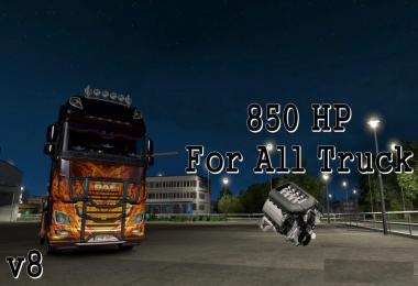 850 HP For All Truck V8 1.28.x