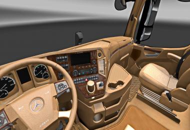 Mercedes Benz New Actros Tan Interior v1.0