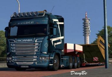 Metallic skin Scania Rjl